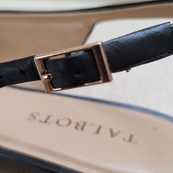 Talbot's Edison Slingback Bow Flats - Dot Print - Picture 9 of 13